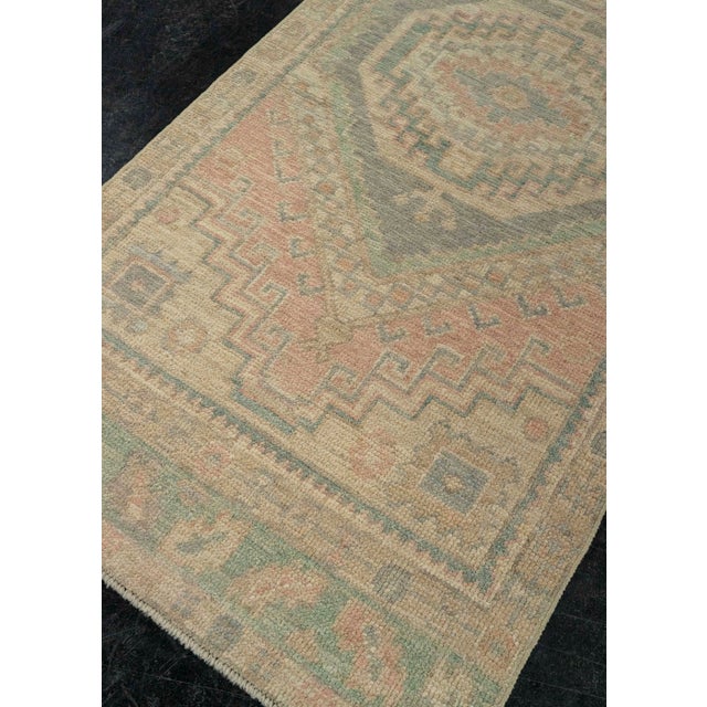 Brown Turkish Oushak Rug 2'10" x 7'7" #20241 For Sale - Image 8 of 8