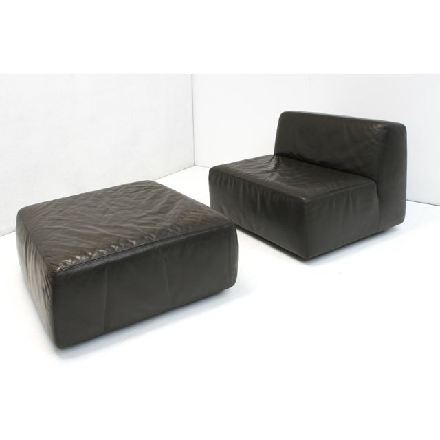 Leather Jeep Modular Sofa by Anita Schmidt for Durlet, 1970s, Set of 5 For Sale - Image 9 of 18