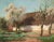 Oil on canvas - the canvas is glued to plywood. The painting is signed in the lower right corner illegibly and dated 1941....