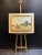 Unknown Artist, Hayfield, Oil on Canvas For Sale - Image 8 of 12