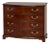Traditional Mahogany Four-Drawer Bow-Front Chest For Sale