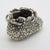 1970s Vintage Italian Handmade Genuine Sterling Silver 925 Newborn Shoe Miniature / Pendant / Charm For Sale - Image 5 of 10