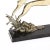 Art Deco Leaping Gazelle Sculpture in Polished Brass on Black Marble Base For Sale - Image 11 of 12