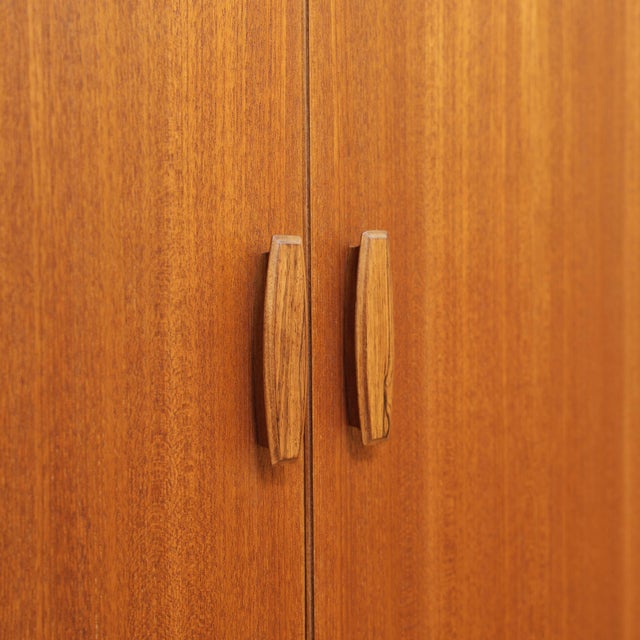 Brown Mid Century G-Plan Quadrille Teak Cabinet / Armoire For Sale - Image 8 of 12