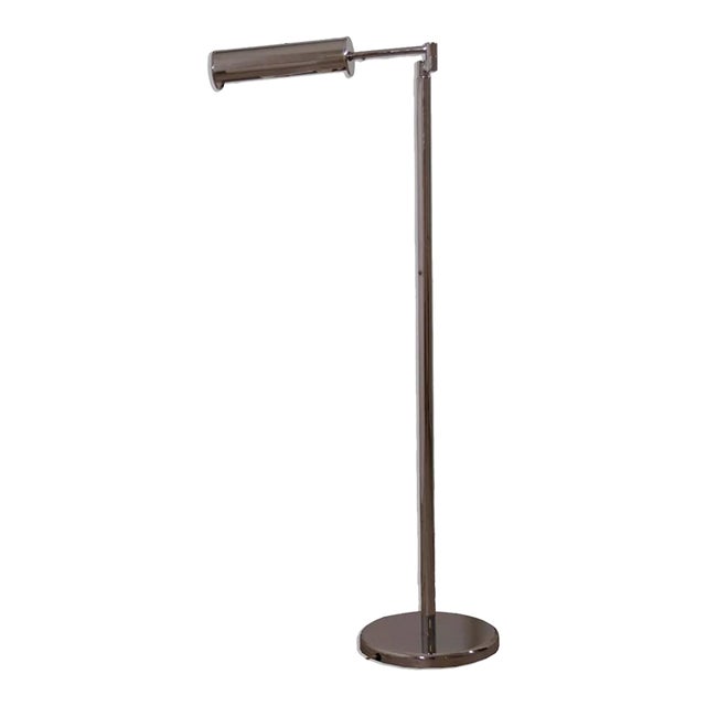 Von Nessen Chrome Extendable Reading Lamp Mid Century Modern For Sale
