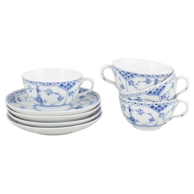 Coffee Cups with Saucers from Royal Copenhagen, Set of 8 For Sale - Image 5 of 5