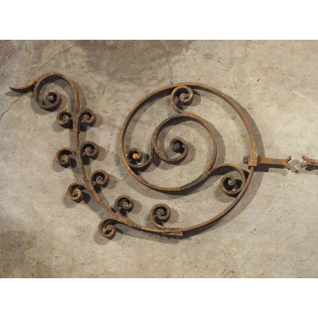 Set of Antique French Wrought Iron Scrolling Elements, Early 1800s For Sale - Image 18 of 18
