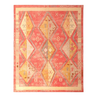 Rug & Kilim’s Oversized Caravan Rug in Red, 12x16 For Sale