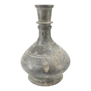 20th Century Middle Eastern Turkish Rustic Metalware Vase