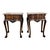 French Louis XV Style Nightstands with Marble Tops, 1940s, Set of 2 For Sale - Image 16 of 16