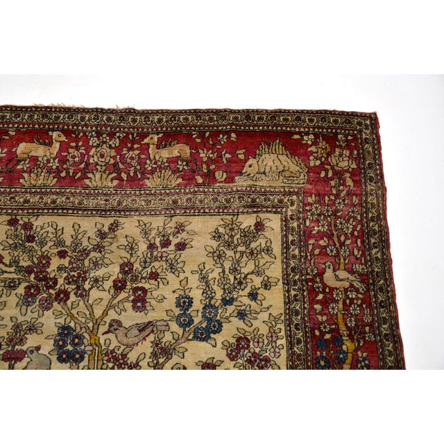 Antique Turkish Rug in Textile, 1890 For Sale - Image 6 of 11