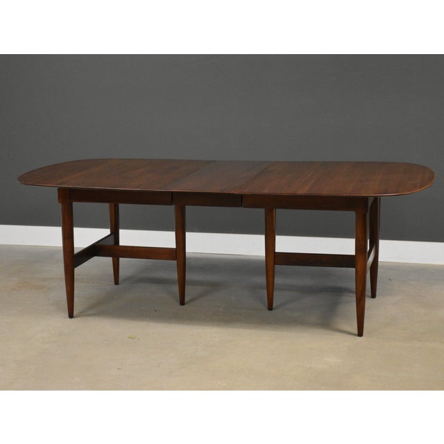 1960s 1960s Solid Cherry Dining Table by Willett Furniture For Sale - Image 5 of 12