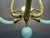Italian Blue Murano Glass Chandelier, 1950s For Sale - Image 6 of 18