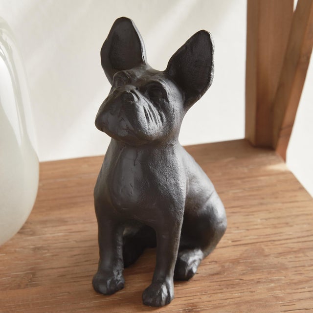 Metal Good Boy Dog Sculpture For Sale - Image 7 of 8