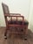 Mid-Century Modern 1970s Vintage Wheeled Cane Back Chair For Sale - Image 3 of 13