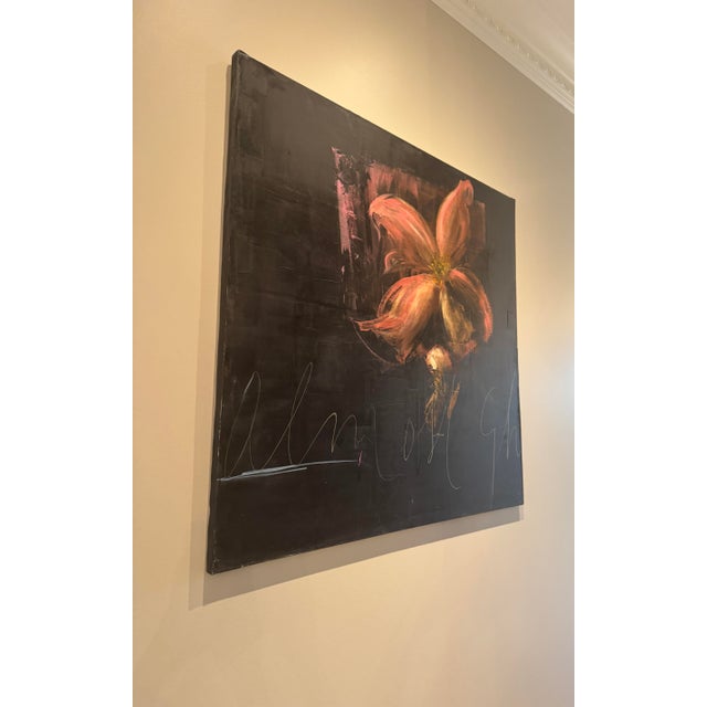 Luca Bellandi – Almost Ghost 39 3/8 by 39 3/8 canvas only - no frame originally purchased by Gruppo Petit Prince Gallery...