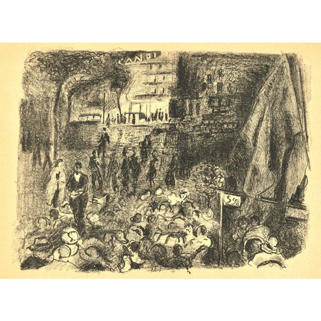 Paris Landscape is an original lithography artwork on paper realized by an anonymous artist of the XX century. The State...