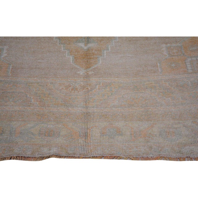 Vintage Turkish Anatolian Hand Knotted Wool Rug, 4'4''x7'4'' For Sale - Image 4 of 6