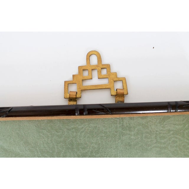 Early 20th Century Vintage Framed Japanese Print Wall Hanging For Sale - Image 5 of 7