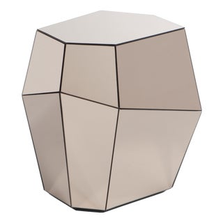Three Rocks High Side Table in Bronze Mirror from Insidherland For Sale