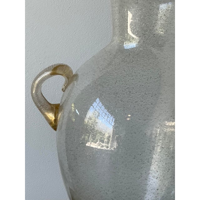 Late 20th Century Vintage Boho Murano Glass Large Urn For Sale - Image 5 of 12