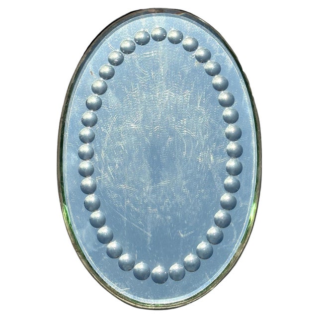 Antique Rectangle Sorcerers Mirror, England, 1880s For Sale