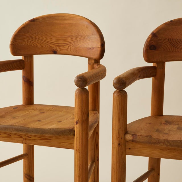 Brown Rainer Daumiller Danish Pine Dining Chair, Set of 6, 1960s For Sale - Image 8 of 14