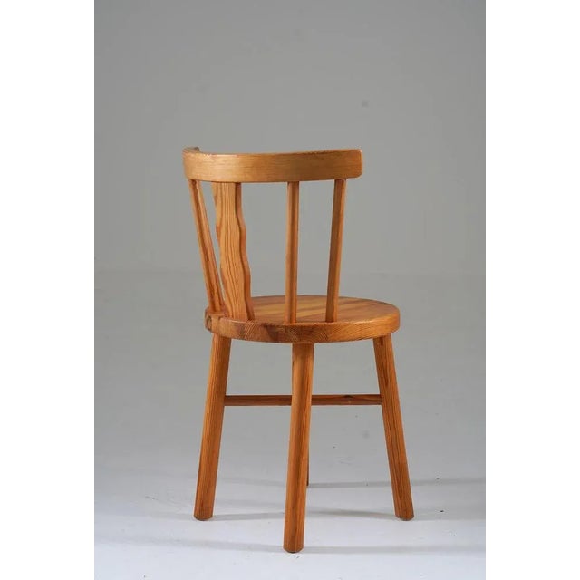 1960s Swedish Chairs in Pine by Steneby Hemslöjd, 1960s, Set of 5 For Sale - Image 5 of 11