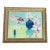 Vintage Oil Painting Floral Still Life Orchids in Vase For Sale
