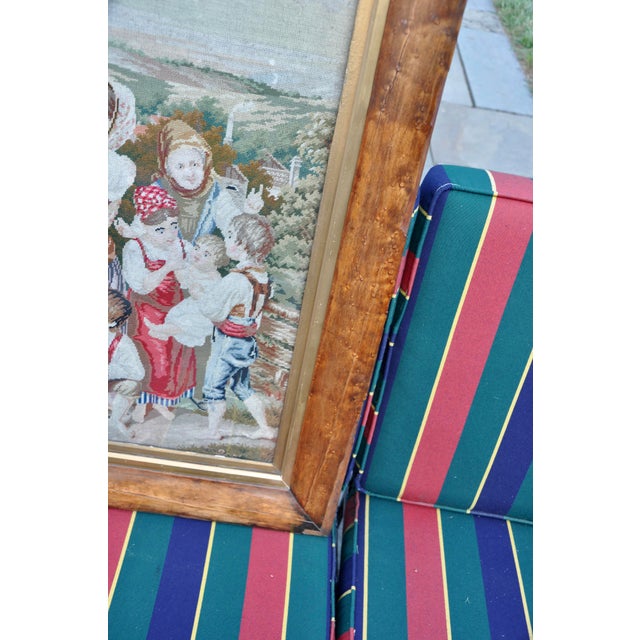 Antique Needlepoint Tapestry For Sale - Image 11 of 13