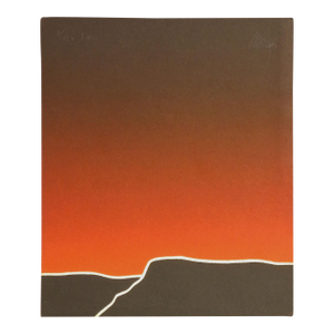Peter Keefer "View" Signed #Ed Red Fine Art Western Landscape Taos New Mexico