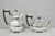 Antique Walker & Hall 53499 Art Deco Silver Plated Tea Service Set - 4 Pcs. Circa Early 20th Century. Measurements: Coffee...
