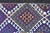 Black 1970s Tribal Hand Knotted Cecim Kilim For Sale - Image 8 of 11