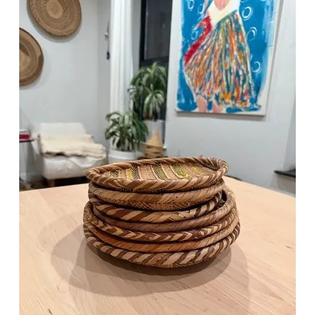 2000 - 2009 Set of 7 Tonga Binga Gokwe Baskets From Africa For Sale - Image 5 of 14