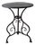 French Antique Arras Bistro Table in Wrought Iron with Horseshoe Feet, 1890s For Sale