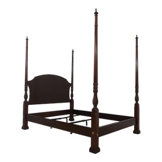 Henkel Harris Model 307 Mahogany Queen Size Poster Bed For Sale