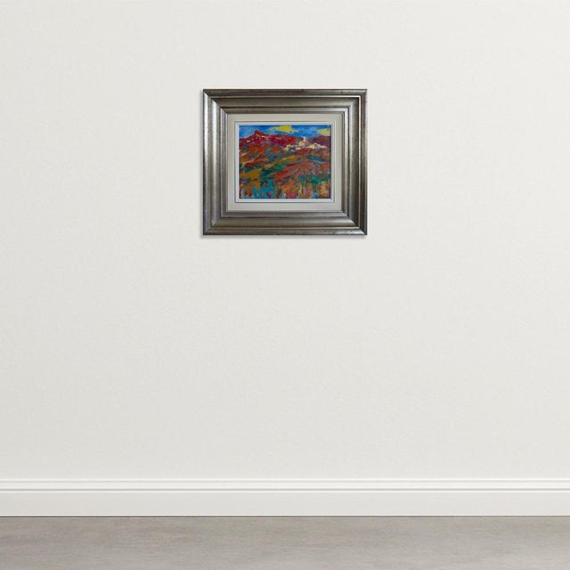 Fauvist Landscape, 1970s, Oil on Canvas, in Very Good conditions. Designed 1970 to 1979