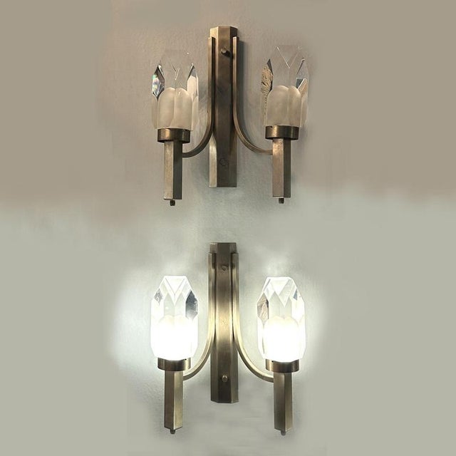 Wall Lights by Gateano Missaglia, Italy, 1960s, Set of 2 For Sale - Image 4 of 10
