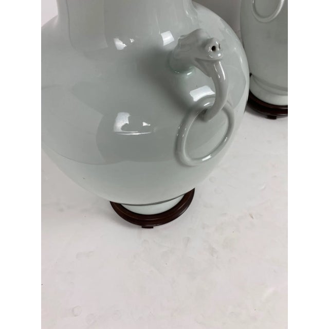 1970s Large Asain Lamps Set of 2 For Sale - Image 5 of 7