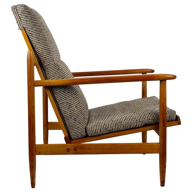 Armchair from Uluv In Cherry Wood, 1960s, Czech Republic For Sale - Image 10 of 10