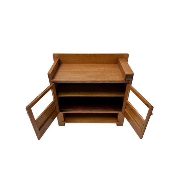 Brown Art Deco Cabinet by Anton Lucas for N.V. Meubelkunst Leiden, 1920s For Sale - Image 8 of 12