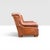 1990s 1990s English Churchill Leather Armchair With Rolled Arms & Brass Nailhead Trim For Sale - Image 5 of 12