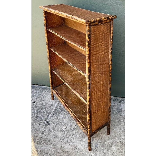 Vintage Tortoise Bamboo Etagere For Sale In West Palm - Image 6 of 12