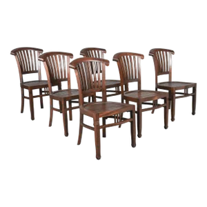 Outdoor Teak Dining Chairs Set of 6