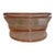 Early 20th Century Pink Pressed Glass Military Cap Covered Powder Box For Sale