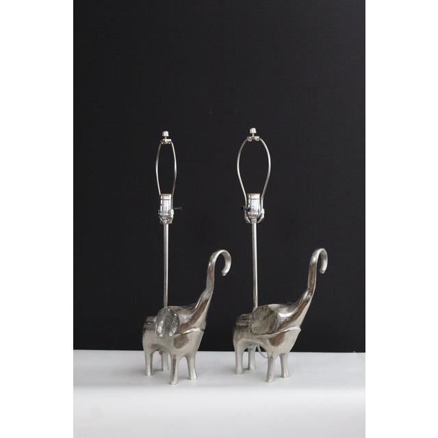 Mid 20th Century Robert Kuo Influence Sculptural Elephants - a Pair For Sale In Miami - Image 6 of 14