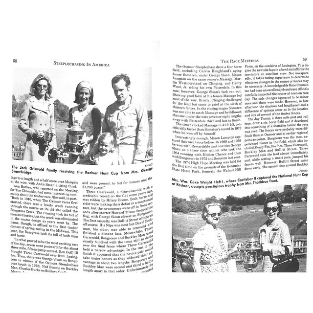 1970s "Steeplechasing in America" 1974 Cooper, John E. For Sale - Image 5 of 11