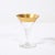 Set of 12 Mid-Century Modernist Gilt Rimmed Coupe Glasses by Dorothy Thorpe For Sale - Image 9 of 16