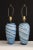 Mid 20th Century Seguso Style Wave Murano Lamps - a Pair For Sale - Image 9 of 12