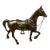 Rustic Brass Horse Figurine For Sale